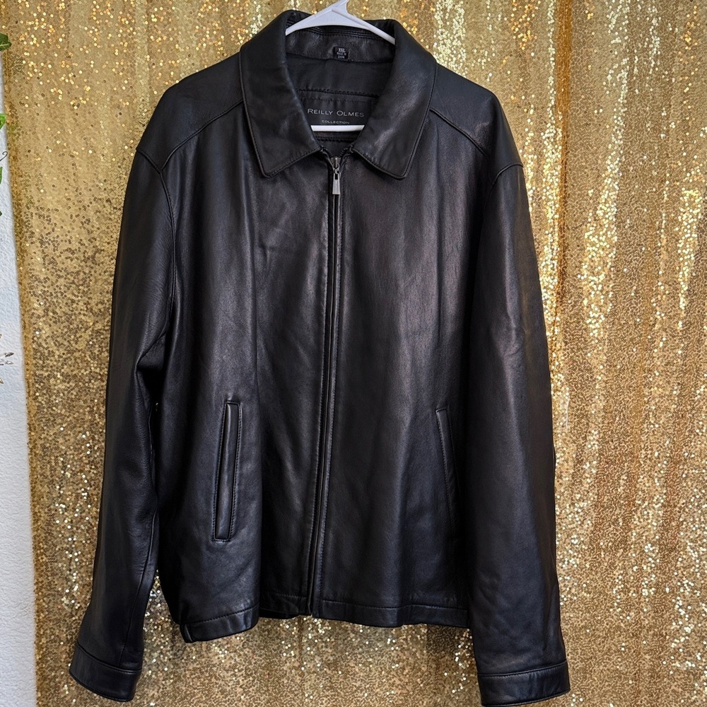 Men's Black Leather Jacket